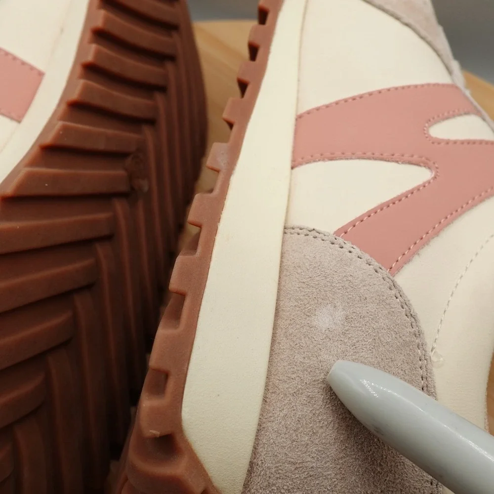 Somiliss Womens Necap Revela Suede/Leather Cream Pink Athletic Shoes US Size 7.5 - Picture 8 of 12